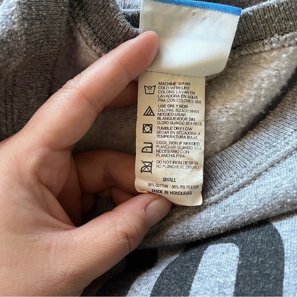 GREY SWEATER CAT STOP IT RIGHT MEOW SMALL - Picture 3 of 3